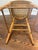 Circa 1900 Antique Oak Pressed-Back Youth Chair With Cane Seat For Sale - Image 12 of 12
