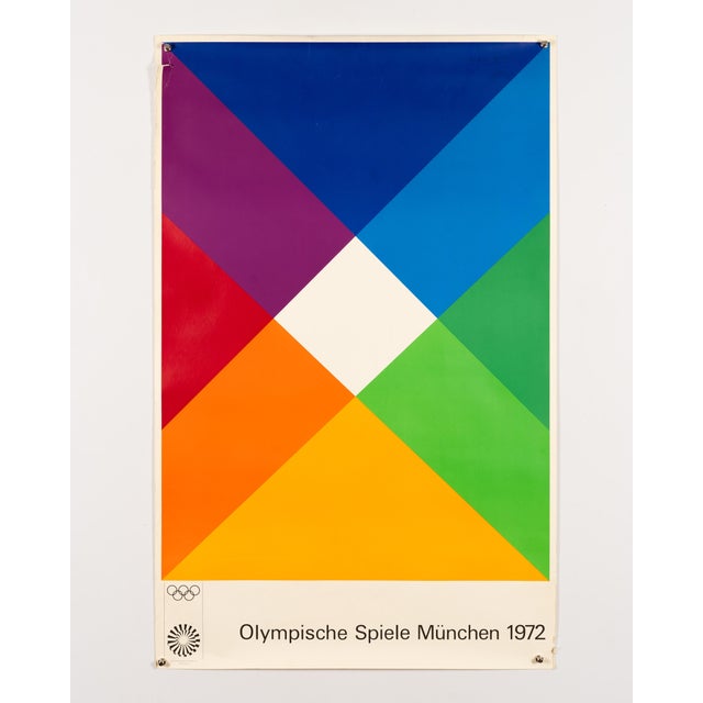Original Olympic Poster by Max Bill, 1971 For Sale - Image 3 of 9