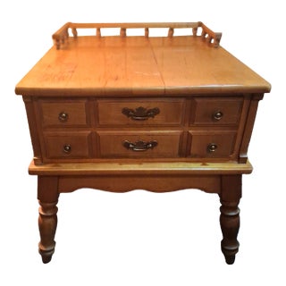 1950s Eairly American Walnut End Tables For Sale