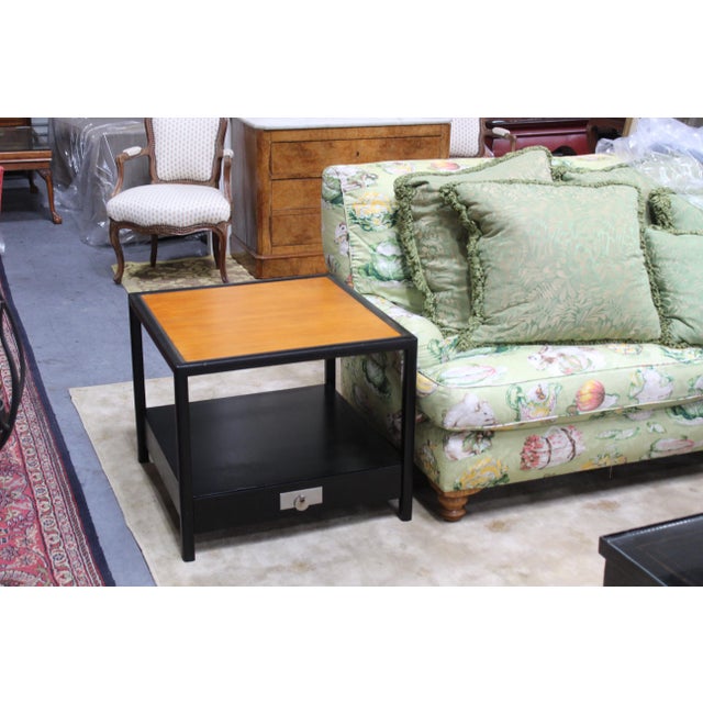 A great pair of fully restored Baker mid century end tables! Few scuffs dents