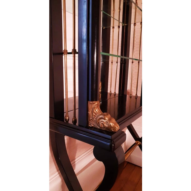 Art Deco Italian Library Cabinet, 1940s For Sale - Image 4 of 13