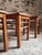 Rustic Vintage Workshop Stools in Beech Wood, 1930s, Set of 6 For Sale - Image 3 of 14