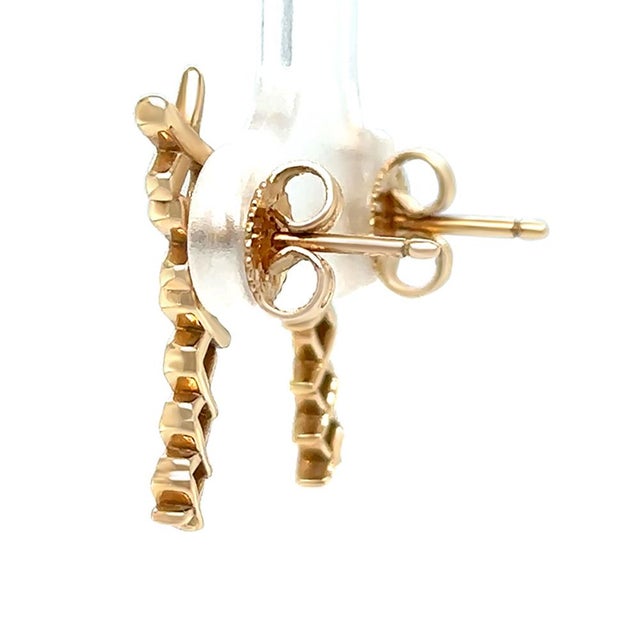 Tiffany and Co. Tiffany & Co. 18ct Rose Gold Paloma Picasso Graffiti Earrings 5g, A Pair For Sale - Image 4 of 10