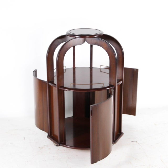Japanese Mini Wooden Bar, 1970s For Sale - Image 14 of 14