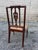 Brown Antique Federal Mahogany Square Shield-Back Side Chair For Sale - Image 8 of 16
