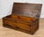 Antique Large Primitive Farmhouse Pine Storage Tool Chest For Sale - Image 4 of 14