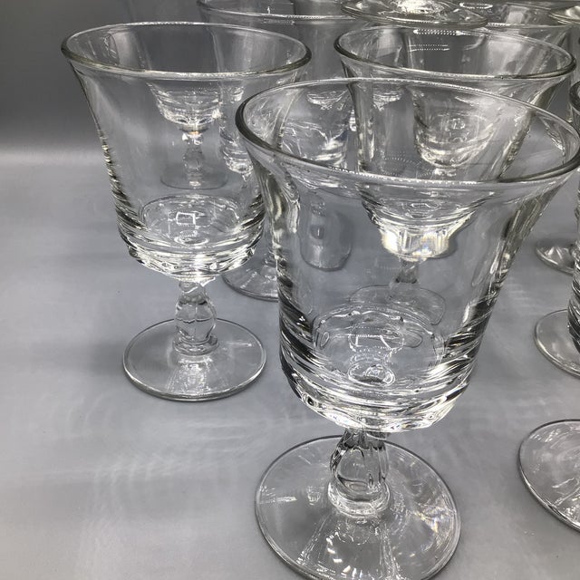 Vintage Fostoria "Century Pressed Glass" Water Goblet Set of 16 Chairish