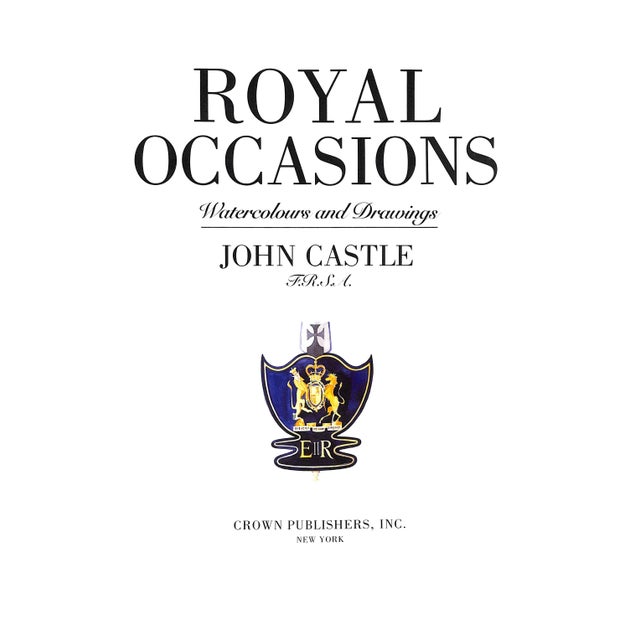 CASTLE, John [173] pp. Crown Publishers 1992 12 1/2" x 10 1/2" A collection of over 100 watercolours and drawings which...