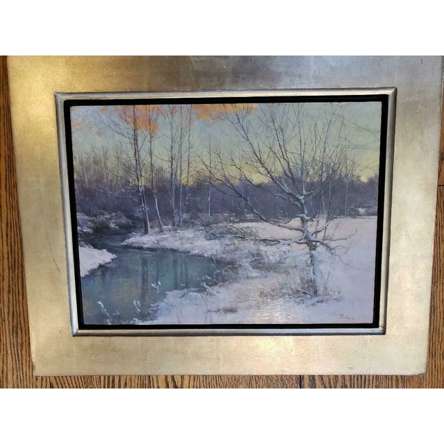 2000 - 2009 Peter Poskas (B 1939) Original Oil "River Bend, Johnson's Farm" For Sale - Image 5 of 10