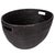 Coffee Artifacts Rattan Laundry Basket with Cutout Handles in Tudor Black For Sale - Image 8 of 11