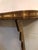 Metal Brass Wall-Mounted Console Table with Pink Glass Top, Italy, 1940s For Sale - Image 7 of 12