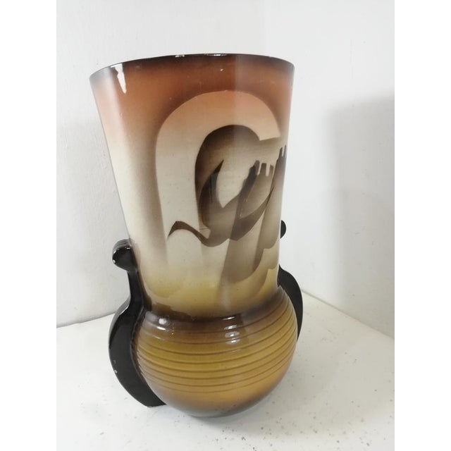 Vintage Ceramic Vase from Civita Castellana, Italy, 1930s For Sale - Image 4 of 17