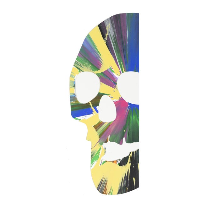 Contemporary Damien Hirst, Skull, 2009, Acrylic Painting on Paper For Sale - Image 3 of 8