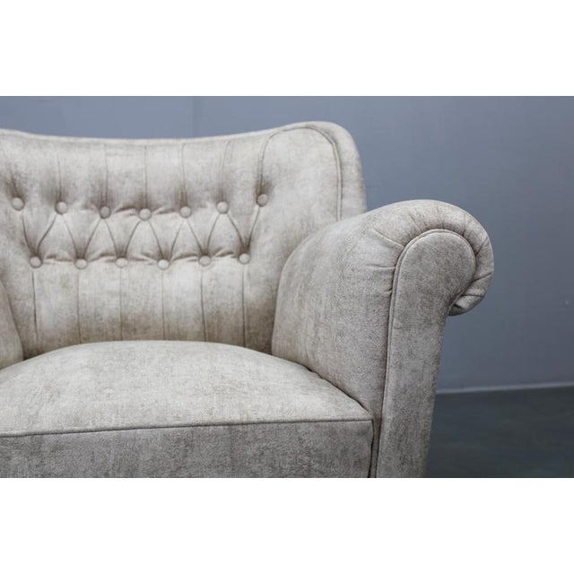 Art Deco Club Armchairs, Czechoslovakia, 1940s, Set of 2 For Sale - Image 11 of 15