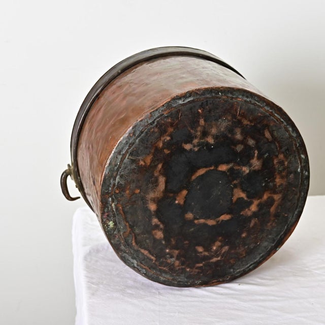 19th Century French 19th Century Heavy Copper Cooking Pot For Sale - Image 5 of 8