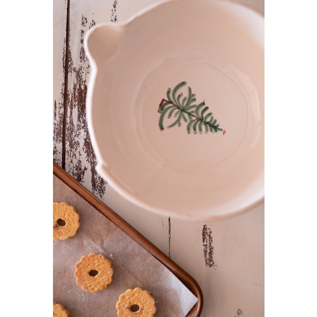 Ceramic VIETRI Lastra Holiday Large Mixing Bowl For Sale - Image 7 of 9