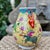 2010s Hand-Painted Yellow Porcelain Qilin Vase With Figural Deer Handles – Jingdezhen – Chinese Guardian Symbolism For Sale - Image 5 of 12