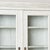 Mid 19th Century 19th Century Large White Gustavian Style Pine Bookcase Display Cabinet With Glass Doors For Sale - Image 5 of 15