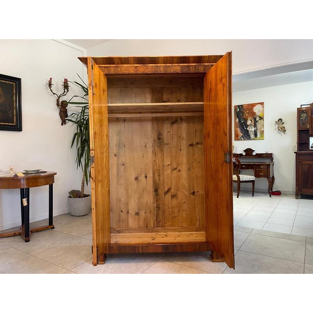 Biedermeier Cupboard or Wardrobe For Sale - Image 4 of 15