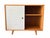 Mid-Century Modern Mid Century Modern Cabinet With Seagrass Cloth Doors For Sale - Image 3 of 4