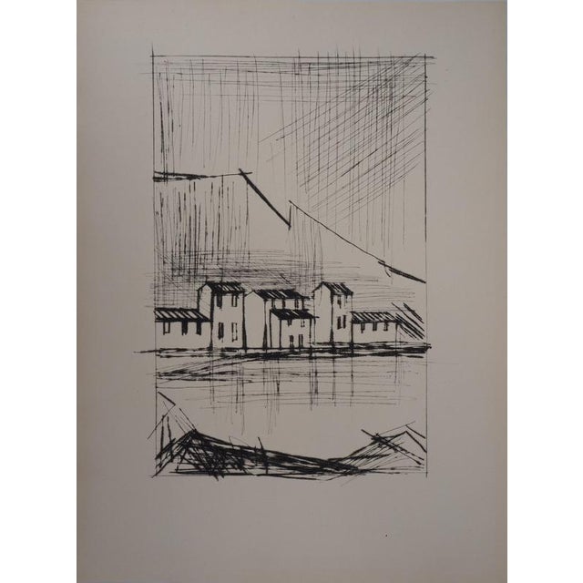 Modern Bernard Buffet, Amalfi Coast (Naples), Original Etching For Sale - Image 3 of 5
