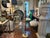 Italian Modern Ceramic And Marble Floor Lamp. Offered is an unusual Italian mid century modern glazed ceramic floor lamp...