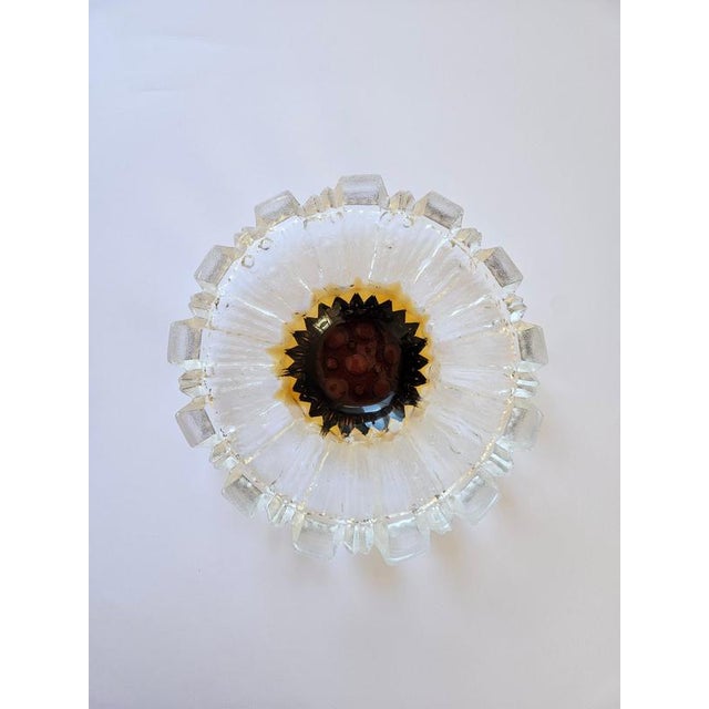 Mid-Century Glass Ulpukka Serving Dish Glass Bowl from Humppila, Finland, 1960s For Sale - Image 12 of 13