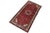 Shabby Chic Shabby Chic Persian Floral Red/Ivory Wool&Silk Runner Rug- 3'5'' X 7'0'' For Sale - Image 3 of 10