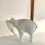 White Mid 20th Century Royal Dux Modernist Porcelain Elephant For Sale - Image 8 of 8