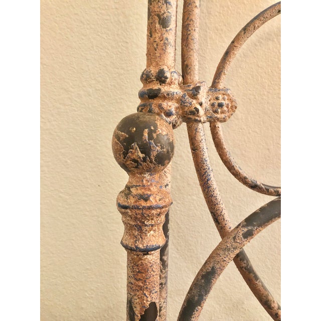 Victorian Antique Victorian Iron Bed For Sale - Image 3 of 6