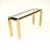 Mid-Century Modern Vintage Italian Brass and Glass Console Table, 1970 For Sale - Image 3 of 11