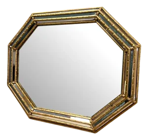 Gilded Wood Wall Mirror from Labarge, Italy, Mid-20th Century