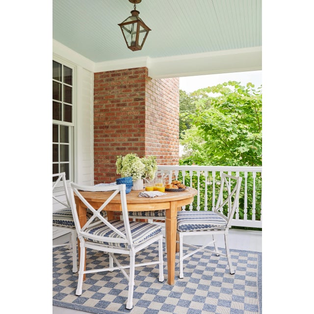 2020s Erin Gates by Momeni Saybrook Check Blue Indoor/Outdoor Area Rug 2' X 3' For Sale - Image 5 of 12