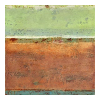Awh 357 - Original Layered Abstract Color Field Oil Painting on Canvas by Bernhard Zimmer For Sale