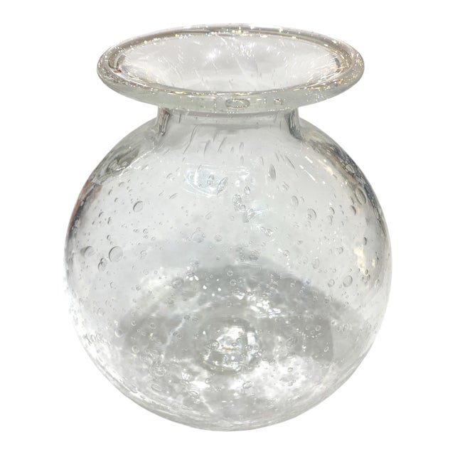 Rare Steuben Elements Art Glass Vase Designed by David Dowler, 1998 For Sale