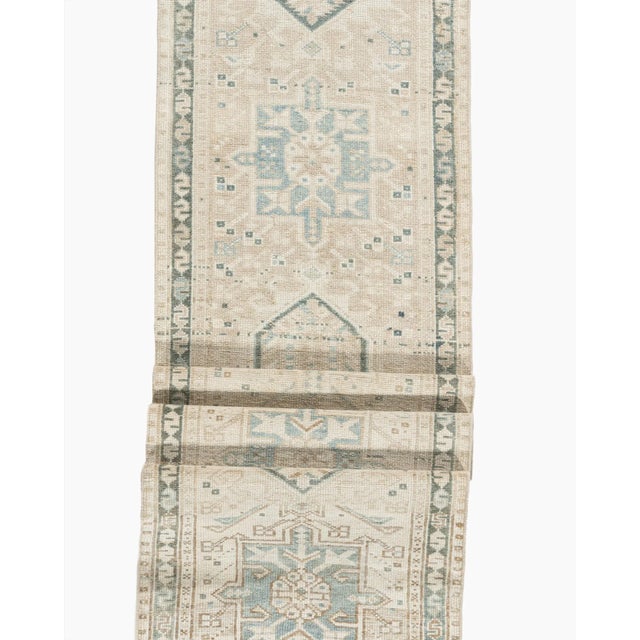 Vintage Heriz Runner 1'10 X 12'8 For Sale - Image 4 of 7