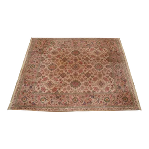 Late 20th Century Karastan Samovar Teawash Wool Carpet Area Rug Feraghan Sarouk 8'8 X 10'