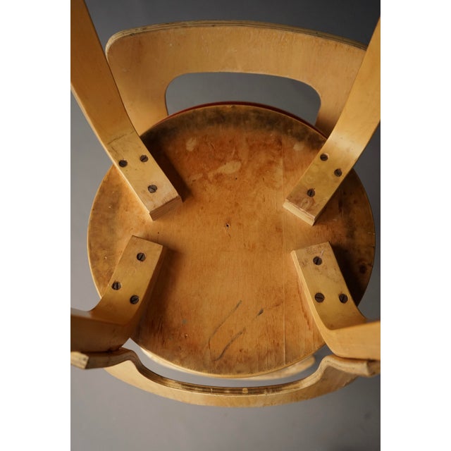 Model K65 Bar Stools attributed to Alvar Aalto for Artek, 1950s, Set of 2 For Sale - Image 6 of 18