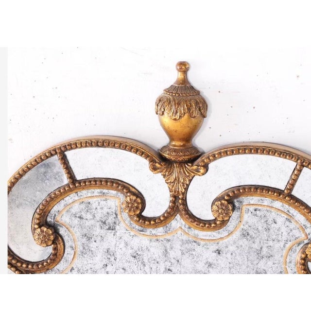 Neoclassical Lillian August for Hickory White Neoclassical Style Wall Mirror For Sale - Image 3 of 5