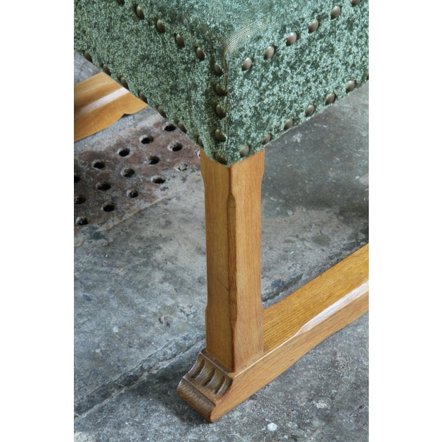 Vintage Danish Oak Throne Dining Chairs, 1954, Set of 4 For Sale - Image 14 of 17