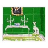 Green Dog By Dana Gibson, Framed Art Print For Sale