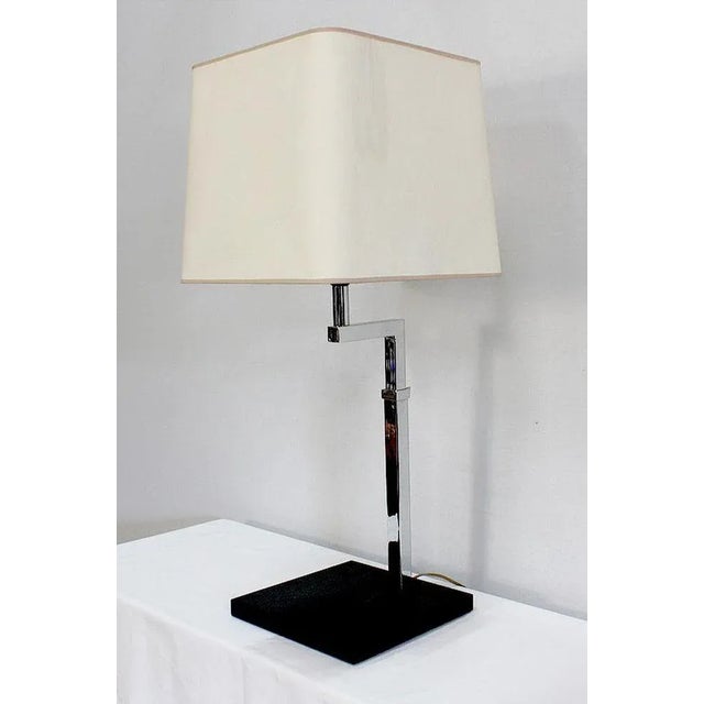 Chromed Metal Lamps, 1960s, Set of 2 For Sale - Image 10 of 18