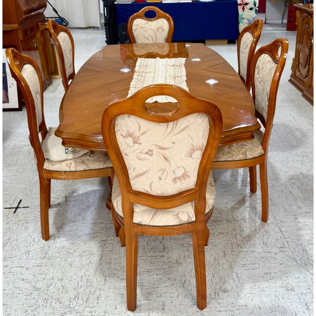 Italian Rococo Revival 3 Piece Dining Ensemble Masetti, c.1970s For Sale - Image 11 of 16