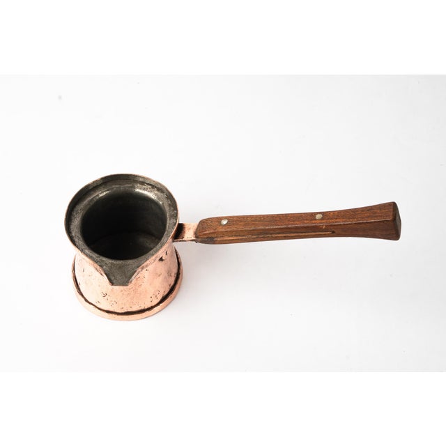 Art Deco Coffee Can in Copper with Wodden Handle, 1920s For Sale - Image 9 of 10