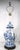 Mid 20th Century Chinese Style Blue and White Ginger Jar Form Ceramic Lamp by Frederick Cooper For Sale - Image 10 of 12