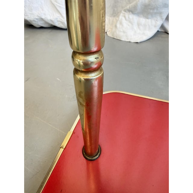 Mid-Century Modern Formica and Brass Side Table by Luisa & Ico Paris for MB Italy, 1960s For Sale - Image 16 of 18