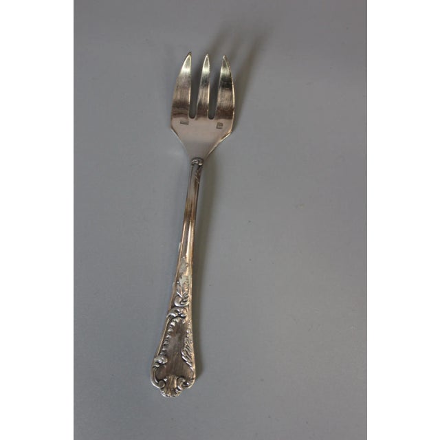 Metal Louis XV Style Cutlery Service from François Frionnet, 1940s, Set of 84 For Sale - Image 7 of 17