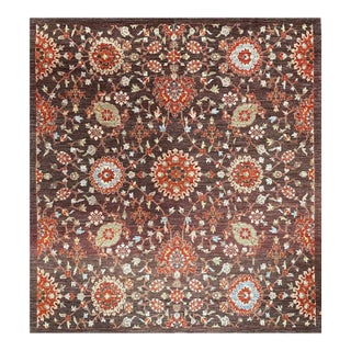 Handwoven Pakistani Peshawar Area Rug 8x9 For Sale