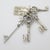 Vintage Italian Handmade Genuine Silver Bunch of Keys Figurine, 1980s For Sale - Image 3 of 16