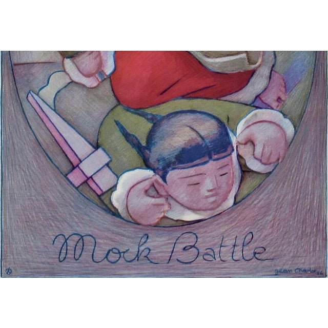 1950s Jean Charlot, Mock Battle For Sale - Image 5 of 9